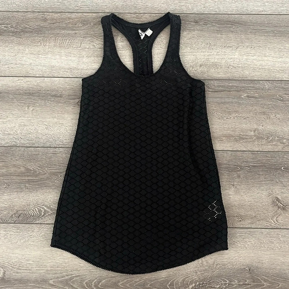 Roxy black beach coverup size small - Picture 2 of 4